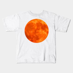 TANGERINE MOONSCAPE Kids T-Shirt